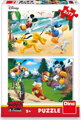 DINO Puzzle Mickey sportuje 2x77 dílků