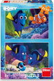 DINO Puzzle Hledá se Dory 2x77 dílků