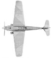 METAL EARTH 3D puzzle Letadlo Messerschmitt BF-109