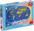 DINO Puzzle Mapa světa XL 300 dílků