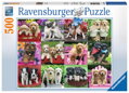 RAVENSBURGER Puzzle Psí kamarádi 500 dílků