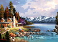 ANATOLIAN Puzzle Horská chatka 500 dílků