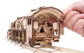 UGEARS 3D puzzle Lokomotiva V-Express s vagónem 538 dílků
