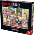 ANATOLIAN Puzzle Kočky v kuchyni 500 dílků