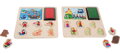 SMALL FOOT Razítková vkládačka + Puzzle: Piráti a Princezny 2v1