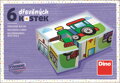 DINO Obrázkové kostky Doprava, 6 kostek