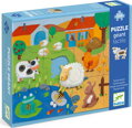 DJECO Hmatové vkládací puzzle Farma