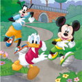 DINO Puzzle Mickey Mouse a kamarádi 3x55 dílků
