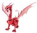 METAL EARTH 3D puzzle Červený drak (ICONX)