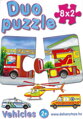 DOHÁNY Duo puzzle Dopravní prostředky 8x2 dílky
