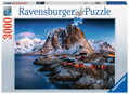 RAVENSBURGER Puzzle Hamnoy, Lofoty 3000 dílků