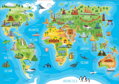 EDUCA Puzzle Mapa se světovými památkami 150 dílků