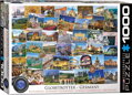 EUROGRAPHICS Puzzle Světoběžník - Německo 1000 dílků
