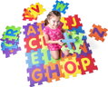 PLASTICA Pěnové puzzle Abeceda (28,5x28,5)