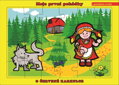 TEDDIES Puzzle O Červené Karkulce 24 dílků