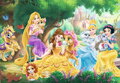 RAVENSBURGER Puzzle Disney princezny a jejich mazlíčci 2x24 dílků