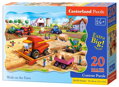 CASTORLAND Puzzle Práce na farmě MAXI 20 dílků