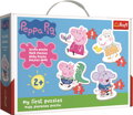 TREFL Baby puzzle Prasátko Peppa 4v1 (3,4,5,6 dílků)