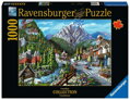 RAVENSBURGER Puzzle Vítejte v Banffu 1000 dílků