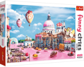 TREFL Puzzle Legrační města: Sladké Benátky 1000 dílků
