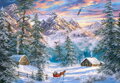 CASTORLAND Puzzle Vánoce na horách 1000 dílků