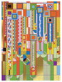 GALISON Metalické puzzle Frank Lloyd Wright Saguaro a kaktusy 1000 dílků