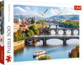 TREFL Puzzle Pražské mosty, Česká republika 500 dílků