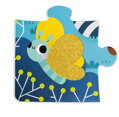 JANOD Hmatové puzzle Lesní zvířátka 20 dílků