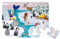 JANOD Hmatové puzzle Život na ledě 20 dílků