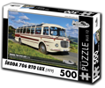 RETRO-AUTA Puzzle BUS č. 12 Škoda 706 RTO LUX (1979) 500 dílků