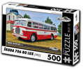 RETRO-AUTA Puzzle BUS č. 15 Škoda 706 RO LUX (1951) 500 dílků