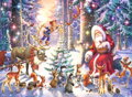 RAVENSBURGER Puzzle Vánoce v lese XXL 100 dílků