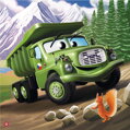 DINO Puzzle Tatra Auta: Tatra 148 zelená 60 dílků