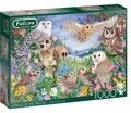 FALCON Puzzle Sovy v lese 1000 dílků
