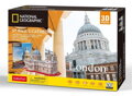CUBICFUN 3D puzzle National Geographic: Katedrála svatého Pavla 107 dílků