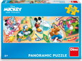 DINO Panoramatické puzzle Mickey a přátelé 150 dílků
