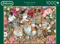 FALCON Puzzle Kočky mezi květy 1000 dílků