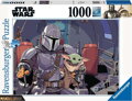 RAVENSBURGER Puzzle Star Wars: The Mandalorian 1000 dílků
