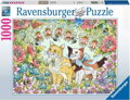 RAVENSBURGER Puzzle Kočičí přátelství 1000 dílků