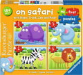 RAVENSBURGER Moje první puzzle: Na safari 4v1 (2,3,4,5 dílků)
