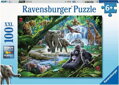 RAVENSBURGER Puzzle Zvířata z džungle XXL 100 dílků