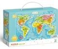 DODO Puzzle Mapa světa 100 dílků