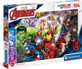 CLEMENTONI Brilliant puzzle Marvel: Avengers 104 dílků