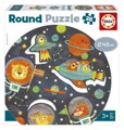 EDUCA Kulaté puzzle Vesmír 28 dílků