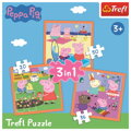TREFL Puzzle Prasátko Peppa: Úžasné nápady 3v1 (20,36,50 dílků)
