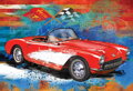 EUROGRAPHICS Puzzle v plechové krabičce Corvette 550 dílků