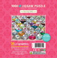 EUROGRAPHICS Puzzle v plechové krabičce Sbírka čajových šálků 1000 dílků