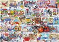 GIBSONS Puzzle Abeceda her a hraček 1000 dílků