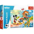 TREFL Puzzle Mickey Mouse na pláži 60 dílků