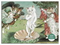 GALISON Puzzle Meowsterpiece: Zrození Venuše 1000 dílků